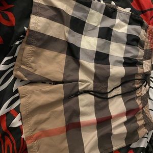 Men’s medium Burberry monogram shorts/trunks
